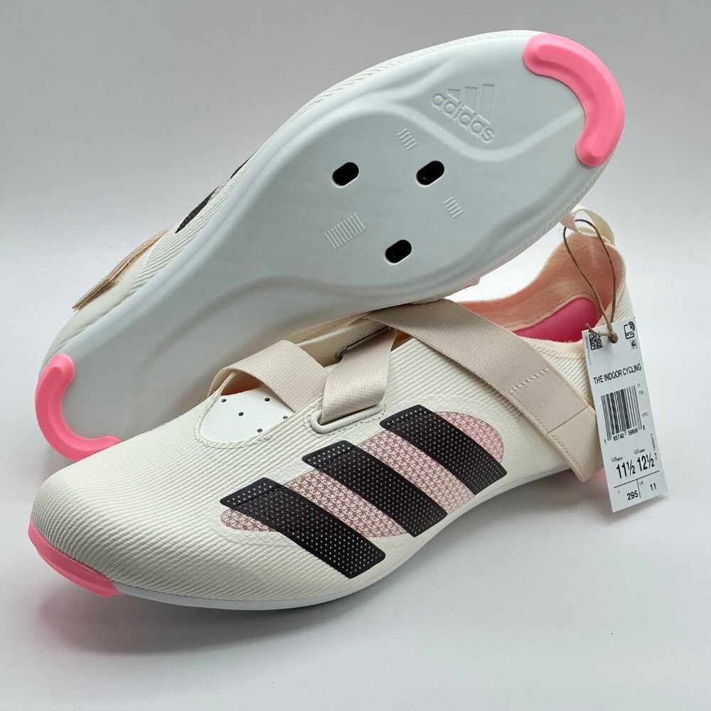 Mens Adidas The Indoor Cycling Shoes Off White Shadow Maroon 3Bolt GX1669 Sz11.5 - Picture 5 of 12